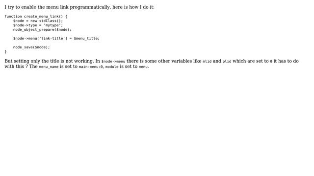 Drupal: How to enable menu link when creating a new node? (2 Solutions!!) смотреть онлайн