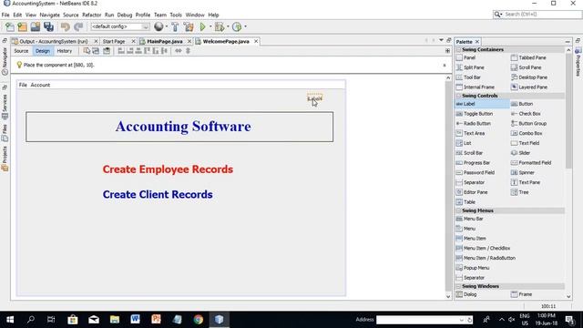 Accounting Software- JAVA GUI Application part 5 смотреть онлайн