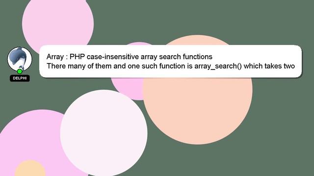 Array : PHP case-insensitive array search functions смотреть онлайн