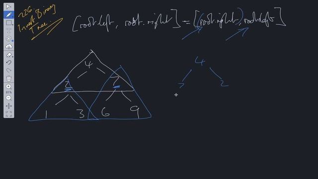 Invert Binary Tree - LeetCode 226 - JavaScript смотреть онлайн