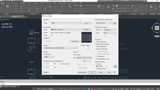 How to convert CAD File into PDF in AutoCAD ( Hindi/Urdu) - Class 13 смотреть онлайн
