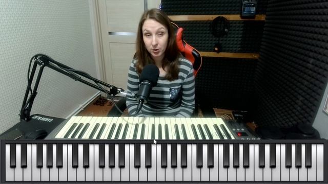 Обучение на клавишах. Аккорд Н. Урок №7 смотреть онлайн