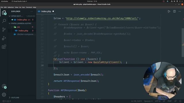 PHP 8 assíncrono com Swoole em AWS Lambda смотреть онлайн