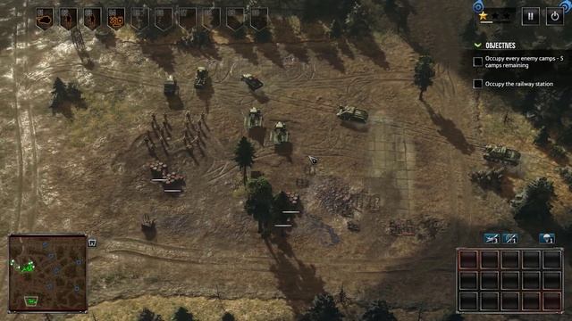 Sudden Strike 4 - Finland Winter Storm - Soviet Campaign - Mission 3 - Mannerheim Line - Part 2/4 смотреть онлайн