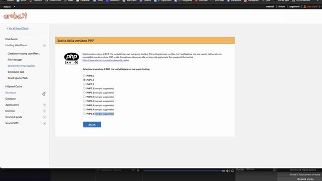 Come aggiornare la versione PHP su Aruba, Register e altri hosting смотреть онлайн