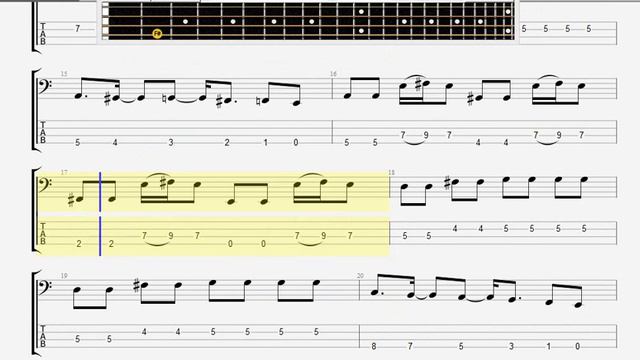 Beatles The Something BASS GUITAR TABLATURY смотреть онлайн