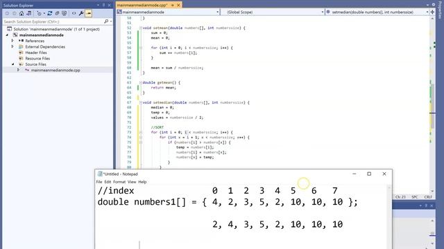 C++ - Lesson #39 - Mean, Median, Mode Demo смотреть онлайн