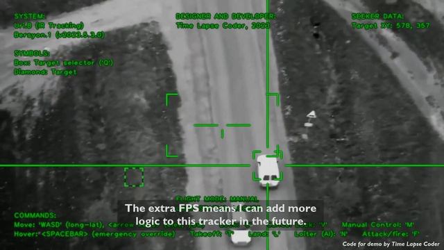 Tracking car from drone using 'infrared' | Autonomous Drone Tracking смотреть онлайн