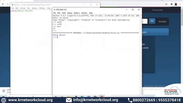 How To Download & Install Python On Windows Machine | KR Network Cloud смотреть онлайн