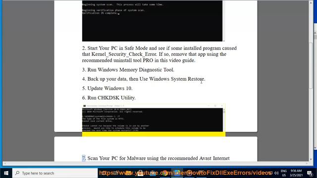 Fix Kernel_Security_Check_Error BSOD in Windows 10/8 (2021 Tips) смотреть онлайн