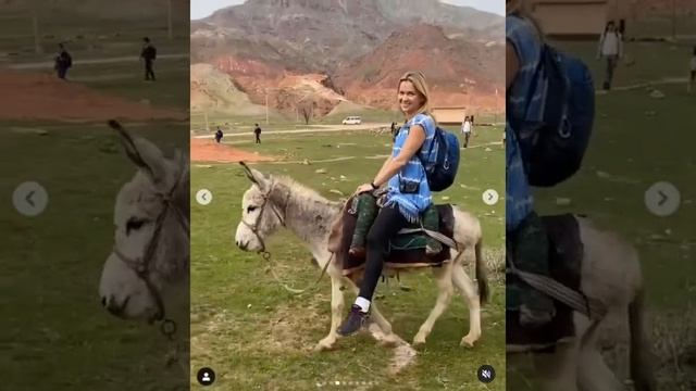 Long donkey ride in Tajikistan / Долгая поездка на осле в Таджикистане смотреть онлайн