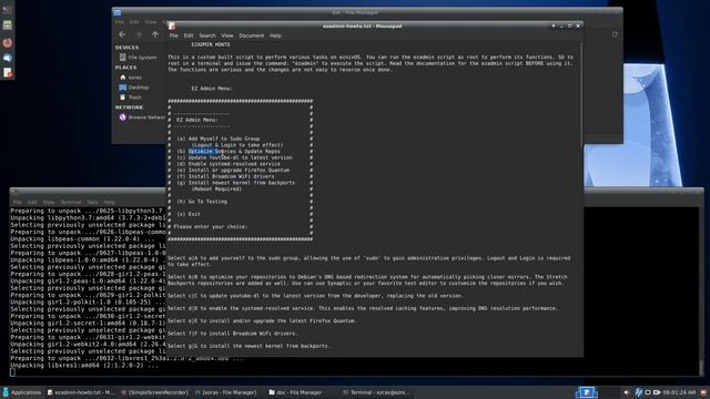 How to Use Debian Live Build In Buster - Making eznixOS Linux смотреть онлайн