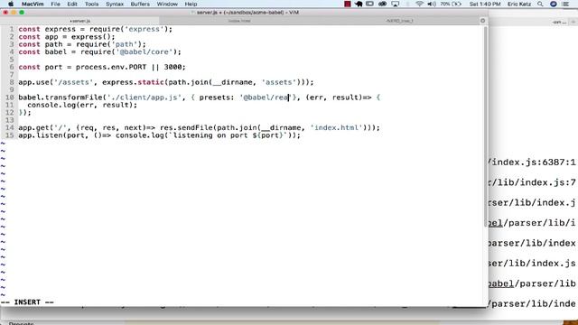 Babel TransformFile смотреть онлайн