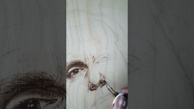 Выжигание по дереву. Выжигание портрета смотреть онлайн