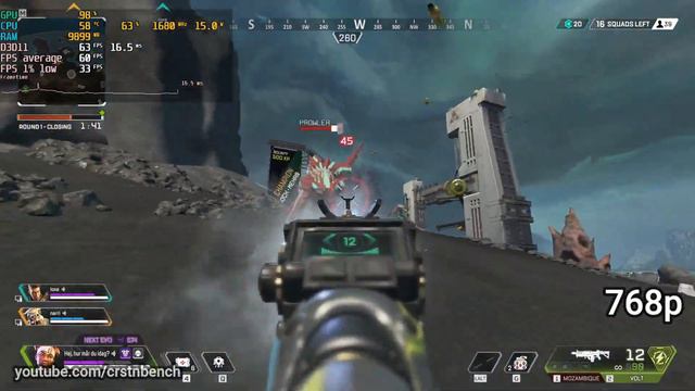 AMD Ryzen 3 5300U \ AMD Radeon Graphics \ Apex Legends @720p @768p @900p low settings (16GB RAM) смотреть онлайн