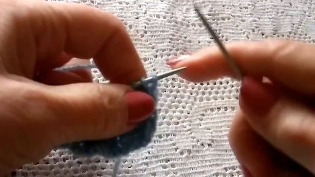 Очень лёгкий узор спицами "Горизонтальные полосы". смотреть онлайн