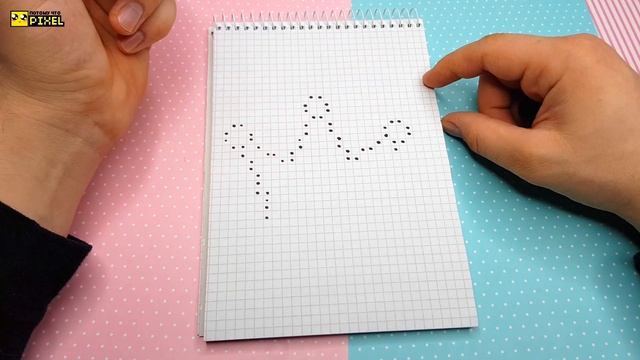 КОРОНА для ЛД ! ИДЕИ для ЛД ! РИСУЕМ ПО КЛЕТОЧКАМ ! crown PIXEL ART HOW TO DRAW смотреть онлайн