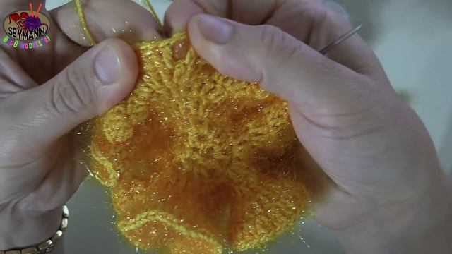 Tığ işi Papatya Yapımı - Örgü Modelleri