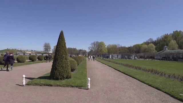 Санкт-Петербург #1 Прогулка по Петергофу. Открытие фонтанов. Финский залив. смотреть онлайн