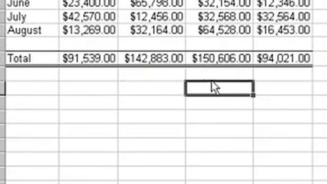 Microsoft Office Excel 2000 Underlining data смотреть онлайн