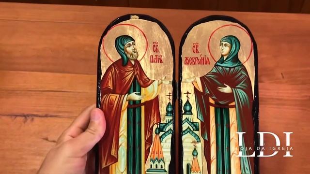Икона Складень Петр и Феврония смотреть онлайн