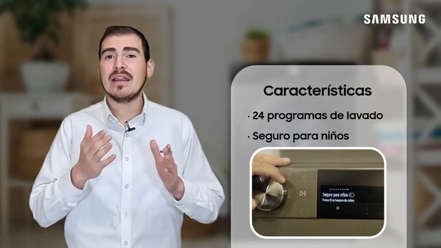 Lavadora Samsung WF22T6500GV - Características смотреть онлайн