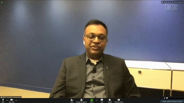 CIO Leadership Live with Eash Sundaram, EVP, Chief Digital & Technology Officer at JetBlue смотреть онлайн