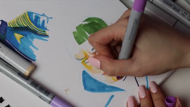 Marker Portrait of Sarek and Mini Sketchbook Flipthrough (ASMR soft spoken & sketching sounds) смотреть онлайн