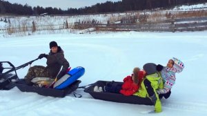 Лучшая мотособака для езды по снегу в тайге. Обзор вездехода