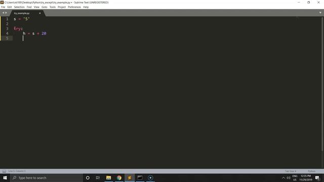 How to use try function in Python смотреть онлайн