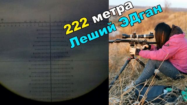 222 Метра. Попадание из пневматики ПСП/ Long range shooting PCP Air Rifle 222 meters смотреть онлайн