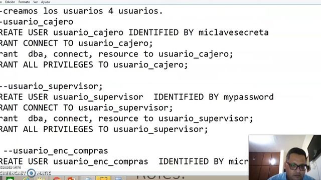 Creación de Roles en Oracle смотреть онлайн