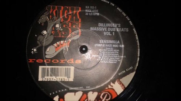 Dillinger's Massive Dub Beats - Sensimilla (Purple Haze Mix) [Vinyl]