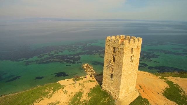 HALKIDIKI NEA FOKAIA GREECE!!!!THE ANCIENT TOWER!!! смотреть онлайн