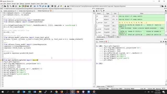 Lesson 3.12: Multiple Linear Regresison: Python 3 смотреть онлайн