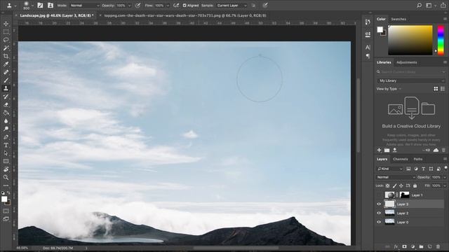 DEATH STAR edit - Photoshop and Lightroom смотреть онлайн
