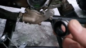 Cfmoto x5 h.o. снятие сальника помпы (системы охлаждения)