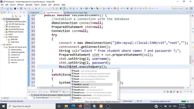 Coding a Java Servlet using ECLIPSE EE | TOMCAT 9.0.39 | JDBC | MYSQL | Login Form using Database смотреть онлайн