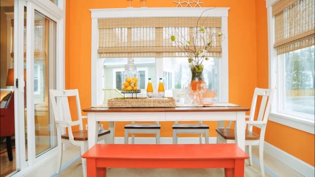 Оформление интерьера в оранжевых тонах (фото примеры) смотреть онлайн