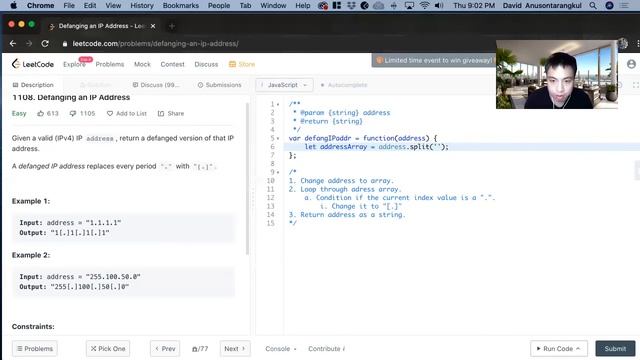 How to Solve "1108 Defanging an IP Address" on LeetCode? - Javascript no shortcut смотреть онлайн