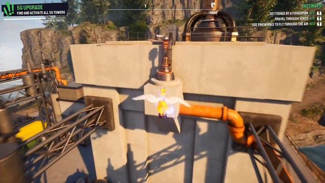 Goat Simulator 3 - How to fly a UFO (tutorial) смотреть онлайн