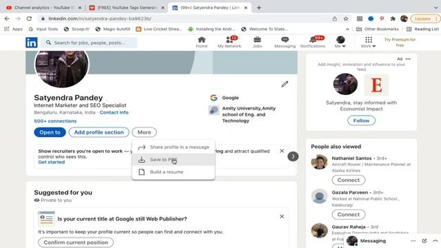 How To Download CV from LinkedIn (2022) смотреть онлайн