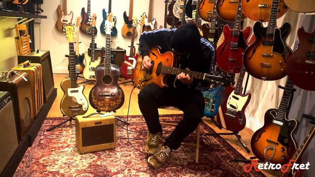 Marc Ribot Playing his 1962 Gibson ES-125TDC at Retrofret. (Sold) смотреть онлайн