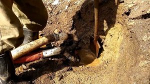 Работа эжектором... Добыча золота...