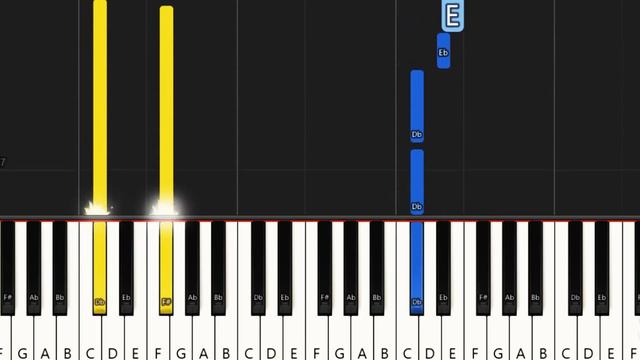 Bloody Mary - Lady Gaga - Easy Piano Tutorial (Slow) смотреть онлайн