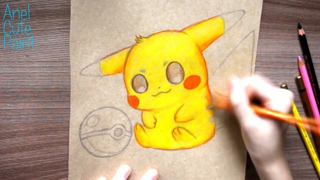 Как Нарисовать Пикачу | Pikachu | Pokemon смотреть онлайн