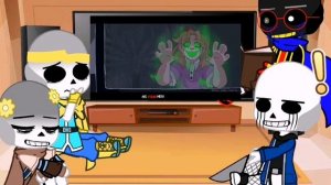Sans au react to afton family (1 part)