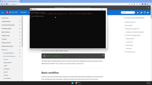 Curso Angular | Como Saber Las Versiones de Angular y NodeJs Que Tengo Instaladas смотреть онлайн