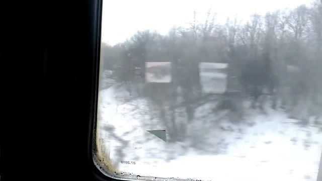 Поезд Москва-Абакан. Туалет в РЖД плацкарт. Природа зимой из окна поезда. Поездка в Пермь. смотреть онлайн
