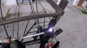 СВАРКА Строительные леса своими руками Часть № 6 СТРОИТЕЛЬСТВО ГАРАЖА